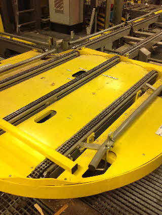 Single Load Rotating Conveyor Table