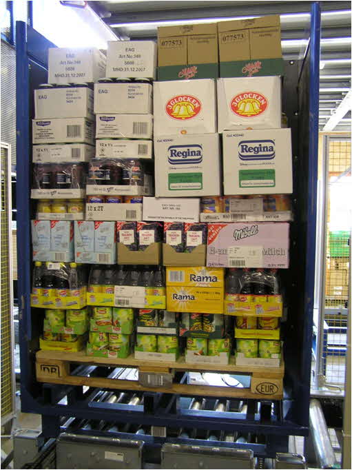 Mixed SKU Pallet in Store-Specific Sequence - Photo Courtesy of Witron